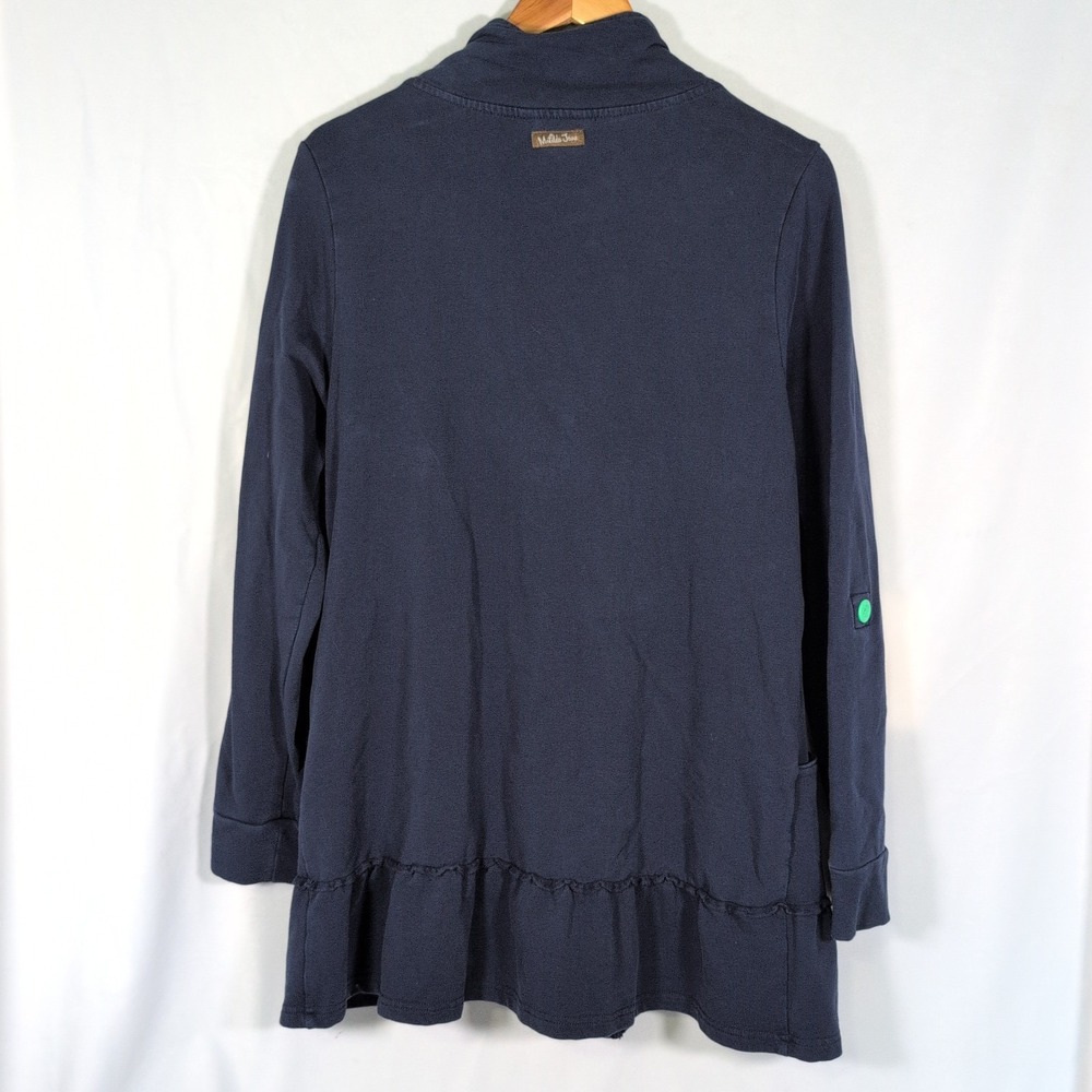 AllSaints Statten Crew Neck Sweater Blue Sz Large